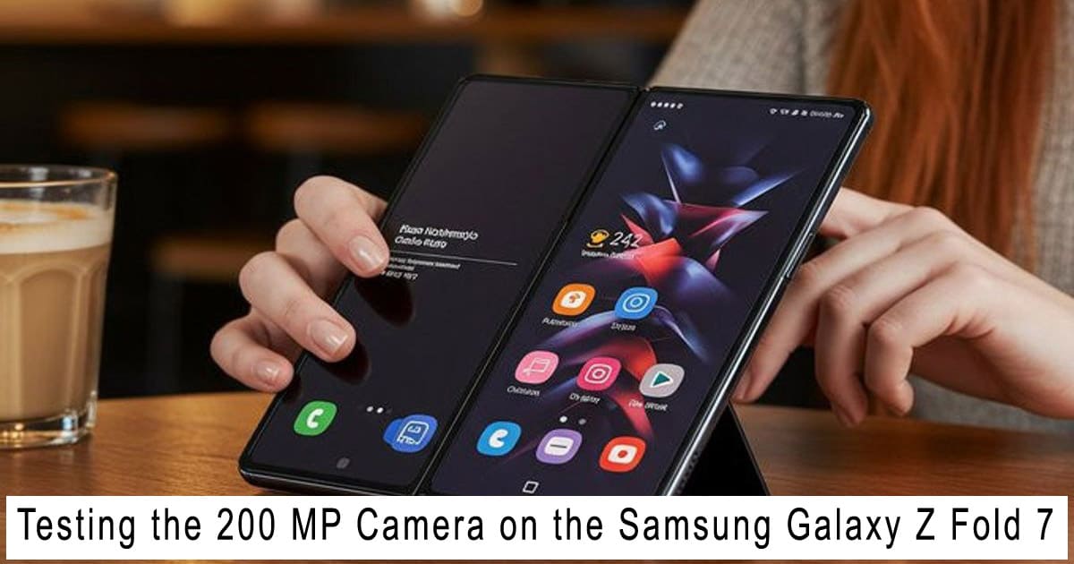 Testing the 200 MP Camera on the Samsung Galaxy Z Fold 7