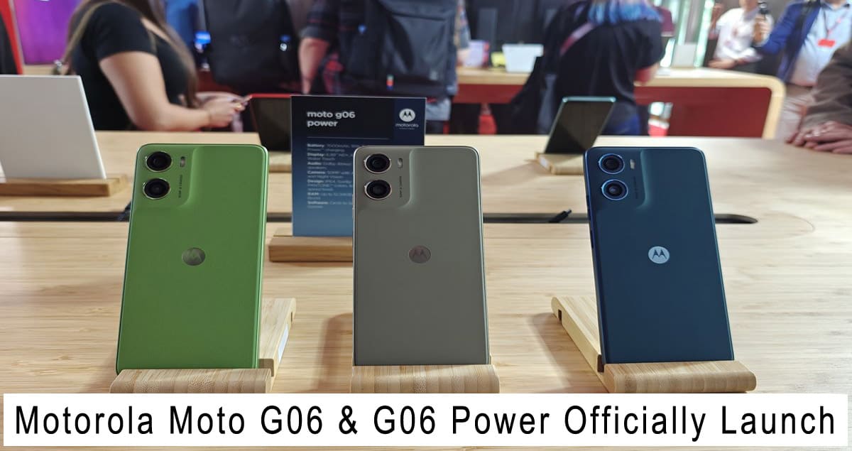 Motorola Moto G06 & G06 Power Officially Launch